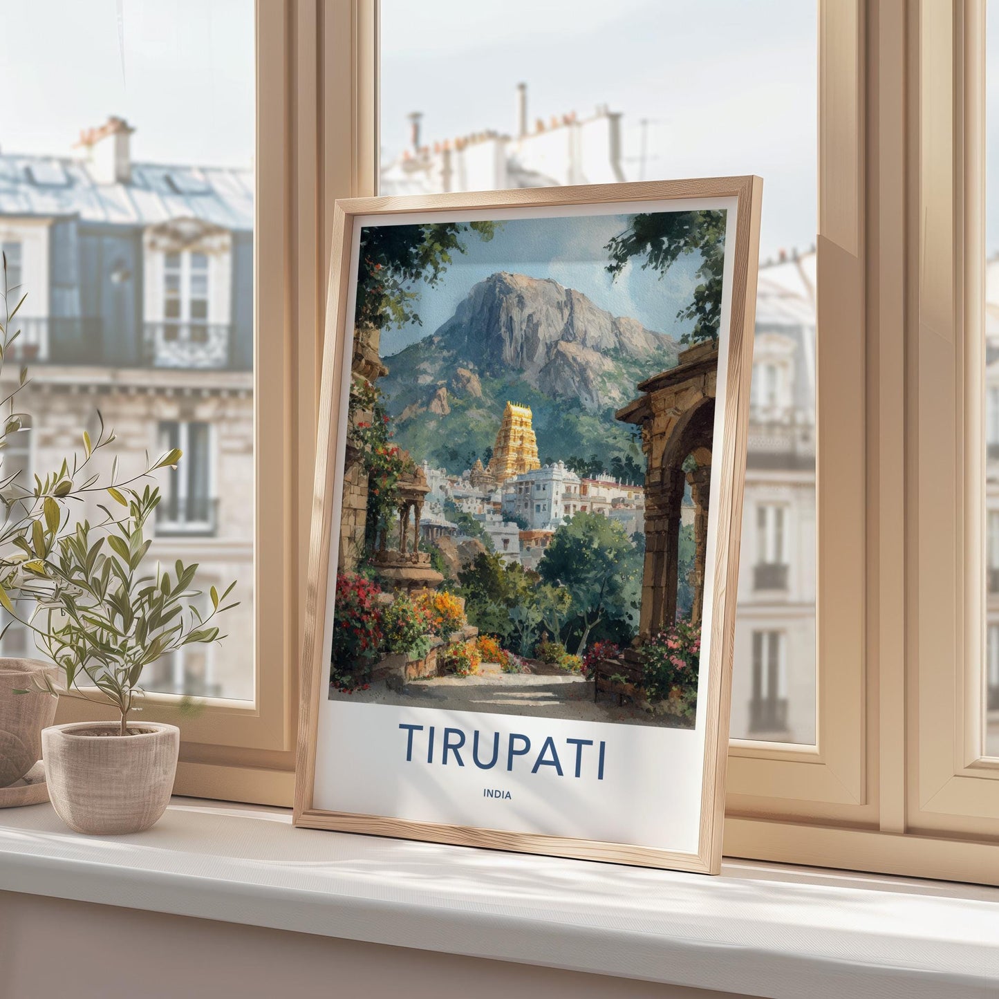 Tirupati Poster - India Fine Art - Andhra Pradesh Temple Wall Decor