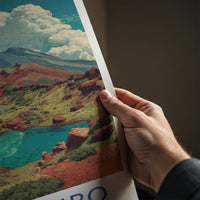 Tongariro Poster - New Zealand Mountain Lakes Gallery Art