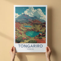Tongariro Poster - New Zealand Mountain Lakes Gallery Art
