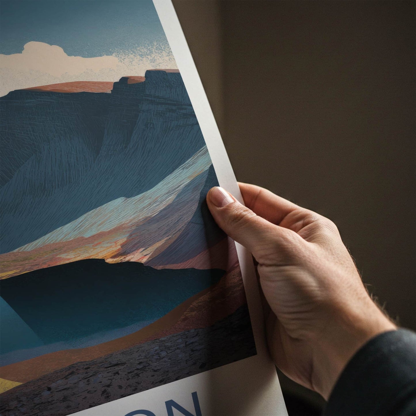 Torridon Poster - Scotland Wall Art - Mountain Lake View Home Decor