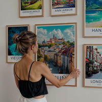 Torun Poster - Poland Travel Art - Historic Castle Town Wall Decor