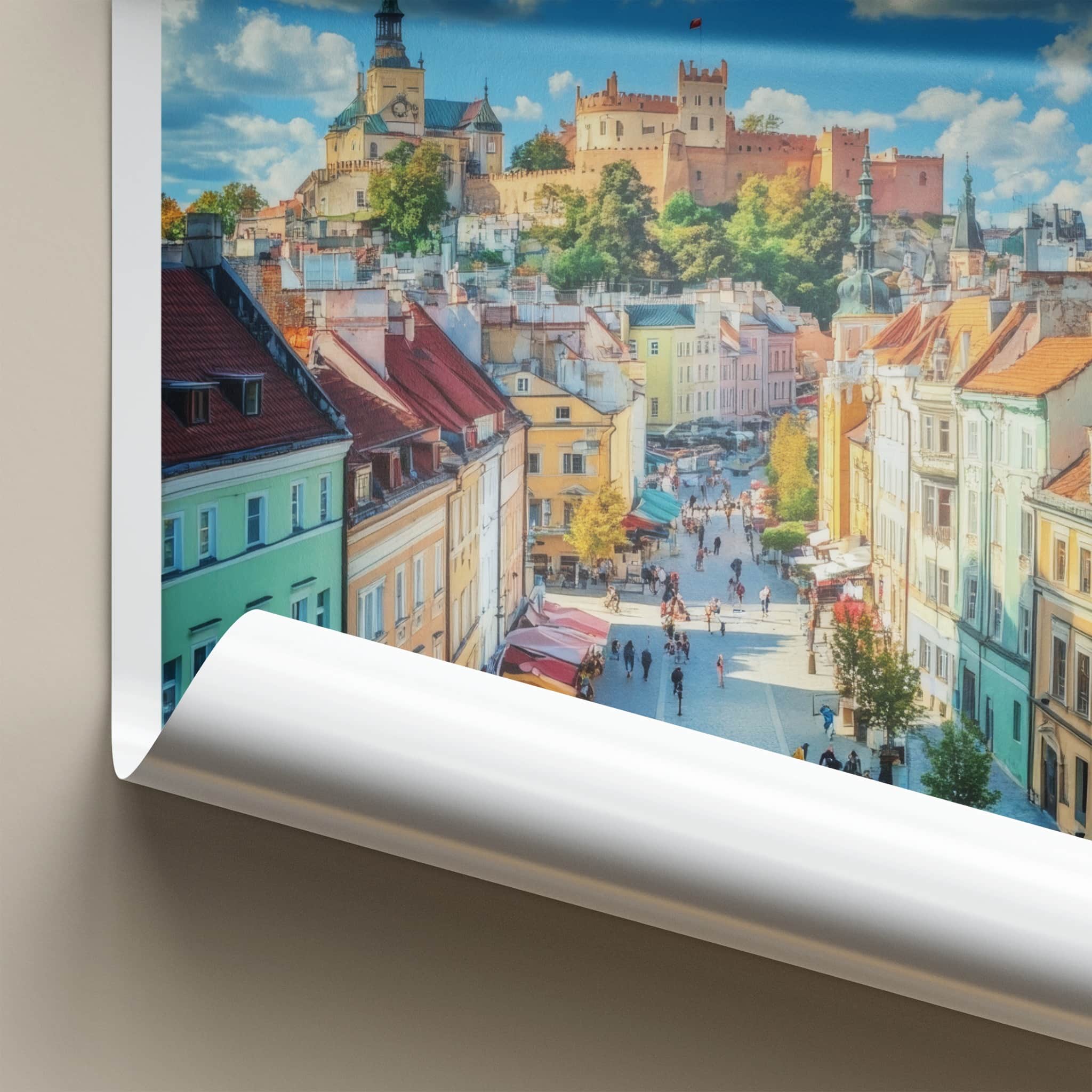 Torun Poster - Poland Wall Art - Historic Walled City Home Decor
