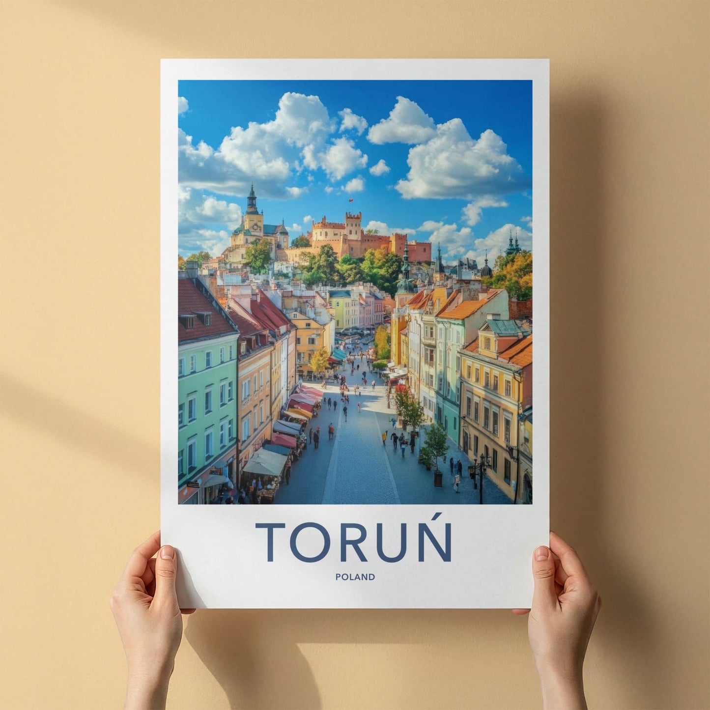 Torun Poster - Poland Wall Art - Historic Walled City Home Decor