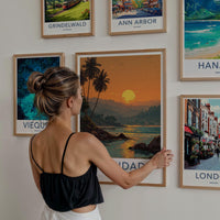 Trinidad Poster - Trinidad And Tobago Travel Art - Tropical Sunset Beach Home Decor
