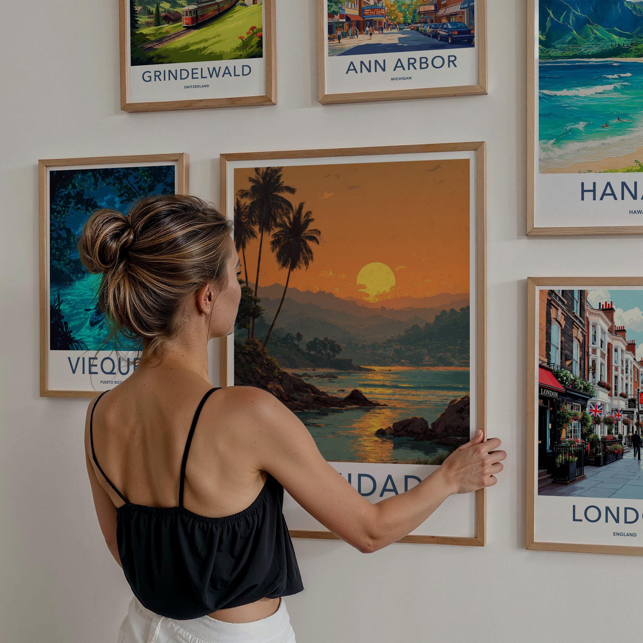 Trinidad Poster - Trinidad And Tobago Travel Art - Tropical Sunset Beach Home Decor