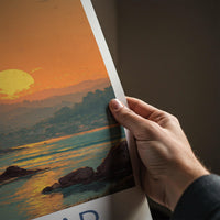 Trinidad Poster - Trinidad And Tobago Travel Art - Tropical Sunset Beach Home Decor