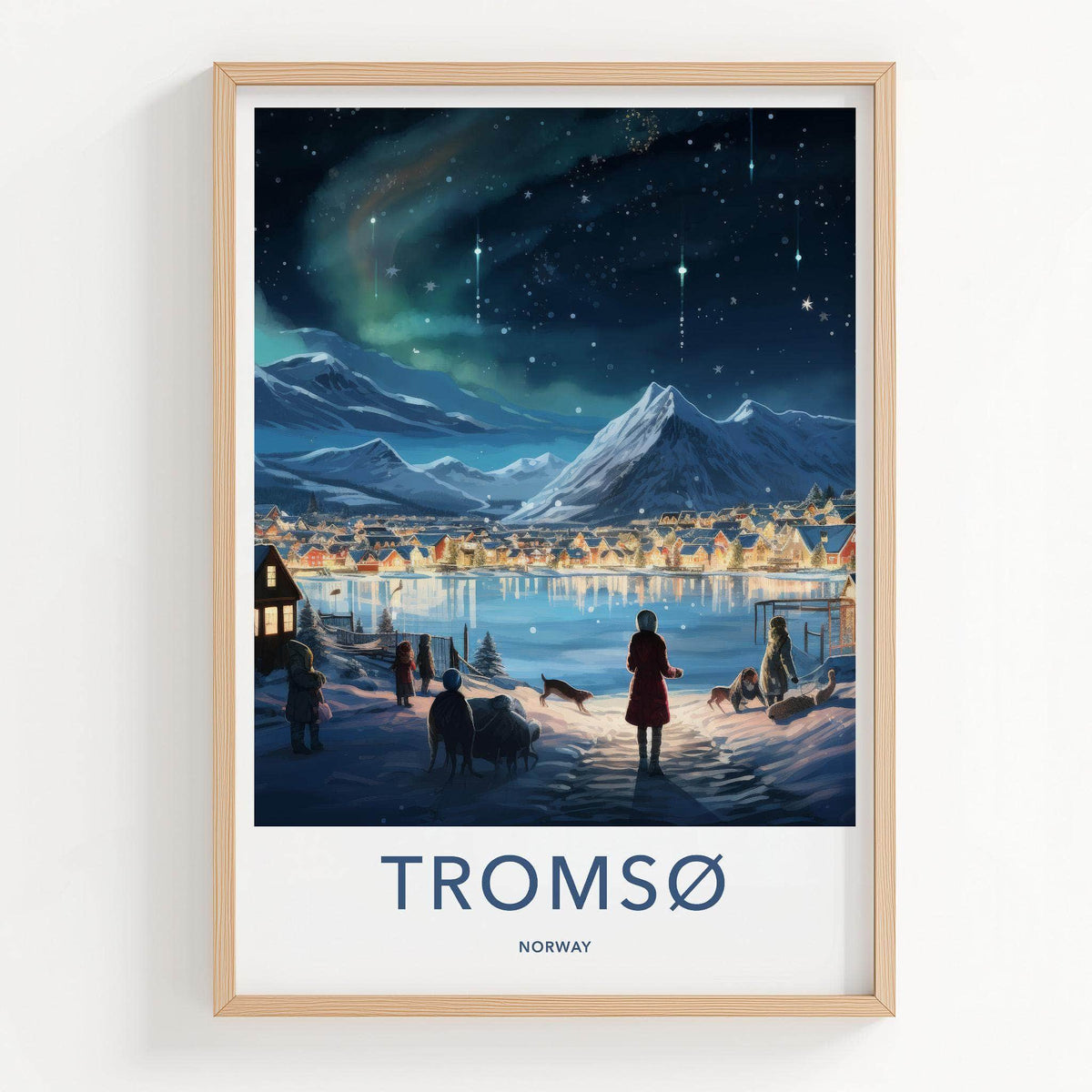 Tromsø Poster - Northern Lights Print