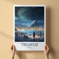 Tromsø Poster - Northern Lights Print