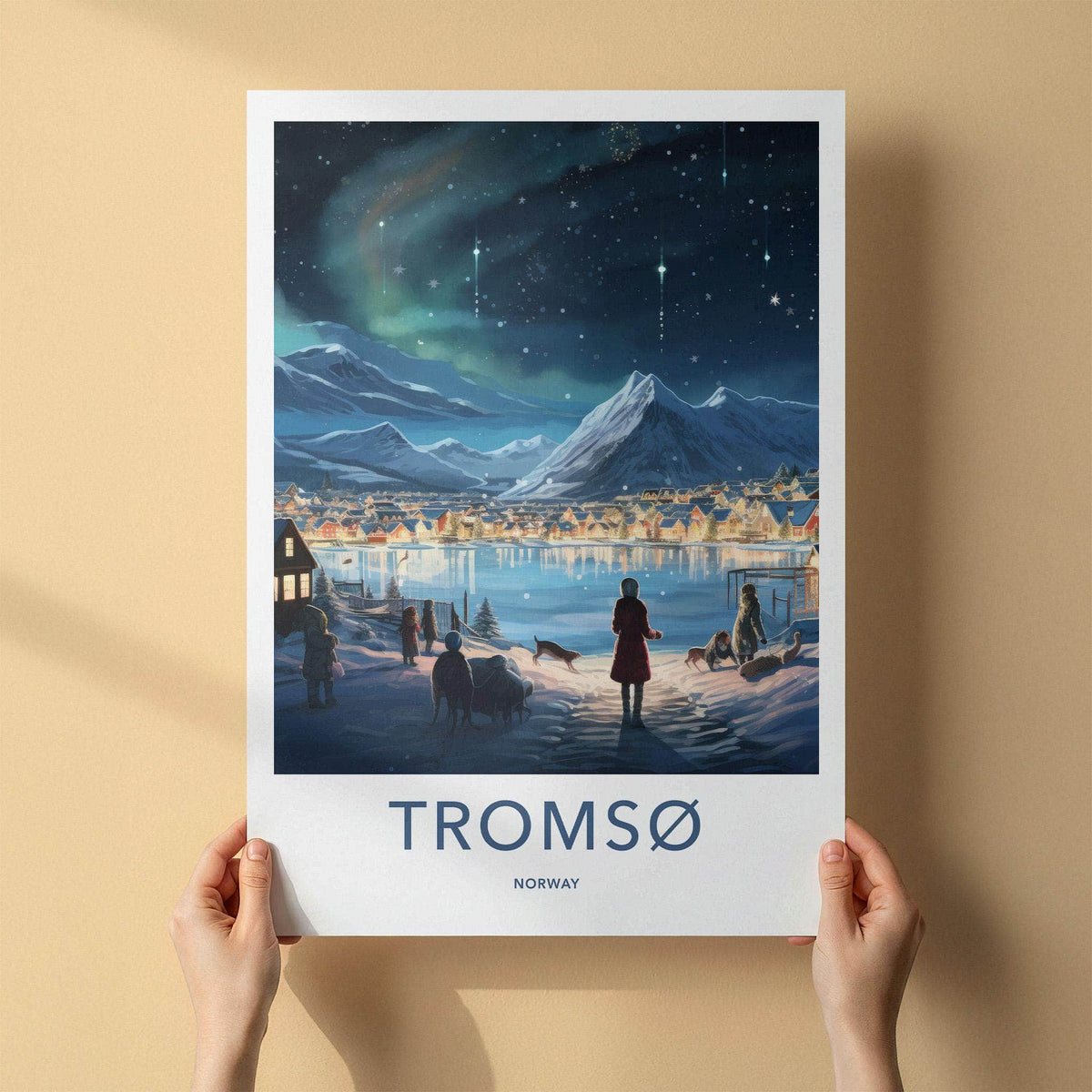 Tromsø Poster - Northern Lights Print