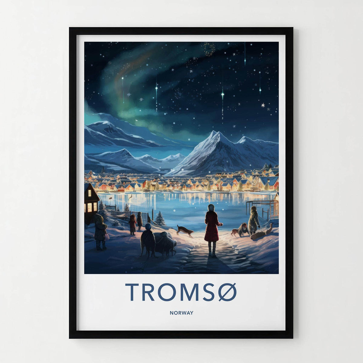 Tromsø Poster - Northern Lights Print