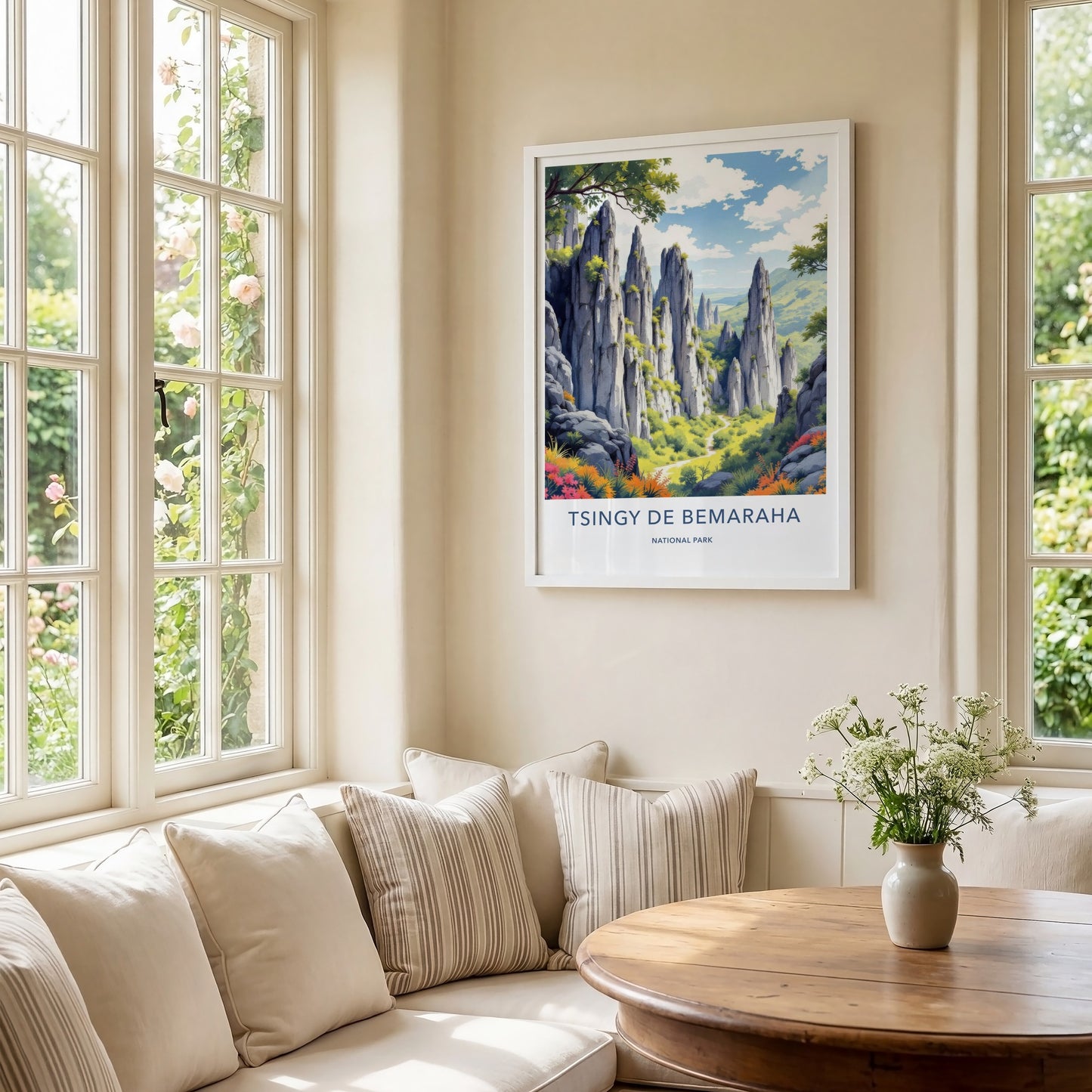 Tsingy De Bemaraha Poster - Madagascar Wall Art - Towering Karst Landscape Gift