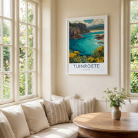 Tuinroete Poster - South Africa Travel Art - Rocky Shoreline Home Decor