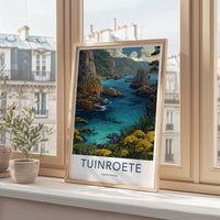 Tuinroete Poster - South Africa Travel Art - Turquoise Bay Cliffs Home Decor