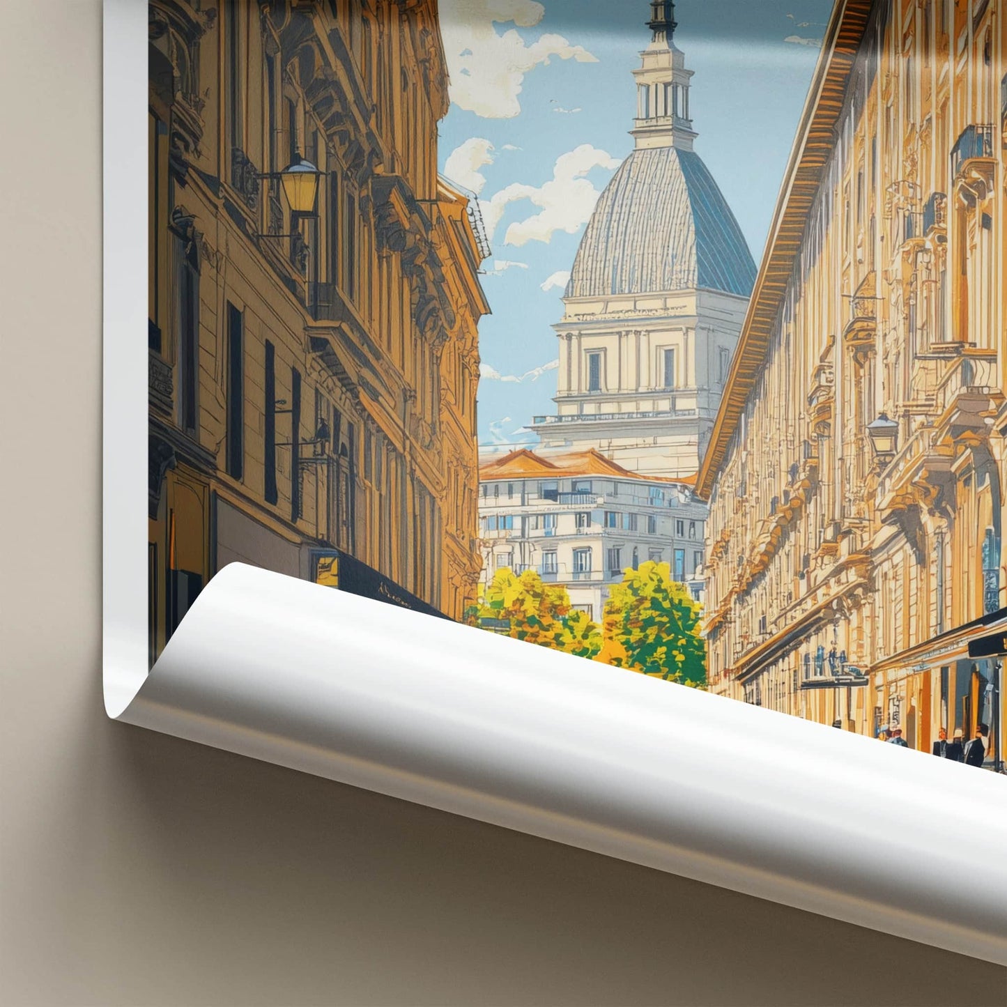 Turin Poster - Italy Travel Art - Mole Antonelliana View Home Decor