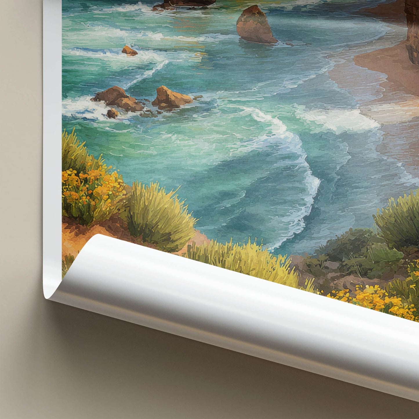 Twelve Apostles Poster - Australia Sea Stacks Lounge Decor
