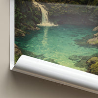 Upolu Poster - Samoa Travel Art - Tropical Forest Oasis Home Decor