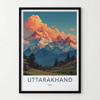 Uttarakhand Poster - India Fine Art - Gigantic Pink Clouds Gallery Art