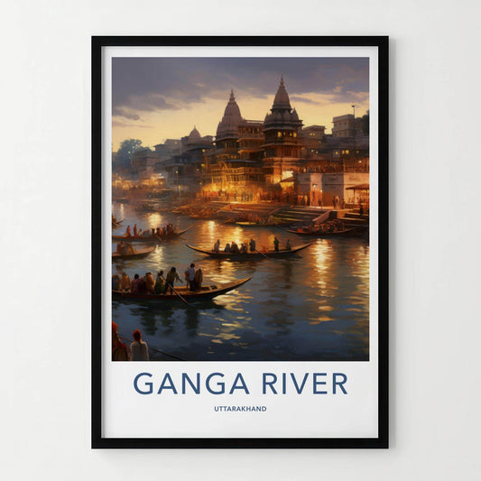 Uttarakhand Poster - Scenic Uttarakhand View Wall Art With Ancient