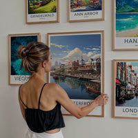 V & A Waterfront Poster - South Africa Wall Art - Lively Port View Home Decor