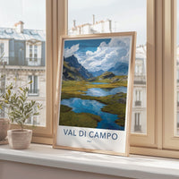 Val di Campo Poster - Italy Fine Art - Alpine Valley Lakes Gallery Art