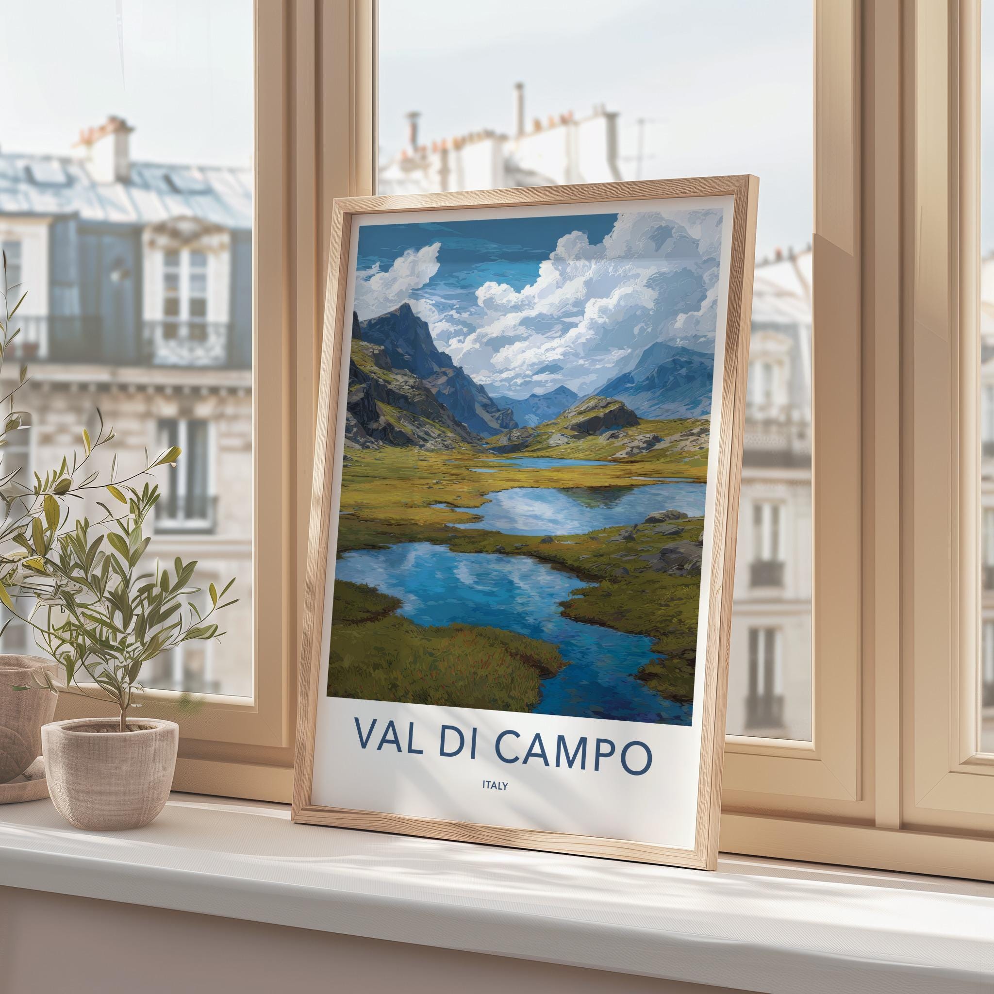 Val di Campo Poster - Italy Fine Art - Alpine Valley Lakes Gallery Art