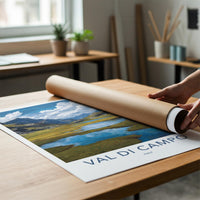 Val di Campo Poster - Italy Fine Art - Alpine Valley Lakes Gallery Art