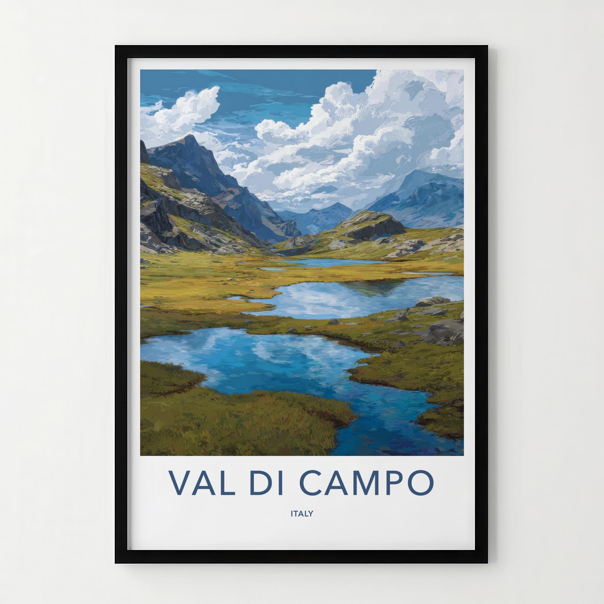 Val di Campo Poster - Italy Fine Art - Alpine Valley Lakes Gallery Art