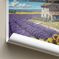 Valensole Poster - France Travel Art - Lavender Farm House Home Decor