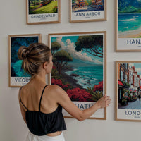 Vanuatu Poster - Vanuatu Travel Art - Vibrant Floral Coast Wall Decor