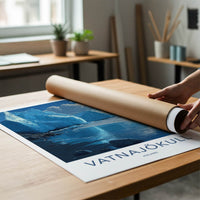 Vatnajokull Poster - Iceland Travel Art - Iceberg Lagoon Gallery Art
