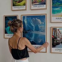 Vatnajokull Poster - Iceland Travel Art - Iceberg Lagoon Gallery Art