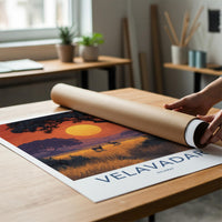 Velavadar Poster - India Art Print - Gujarat Blackbuck Golden Horizon Gift