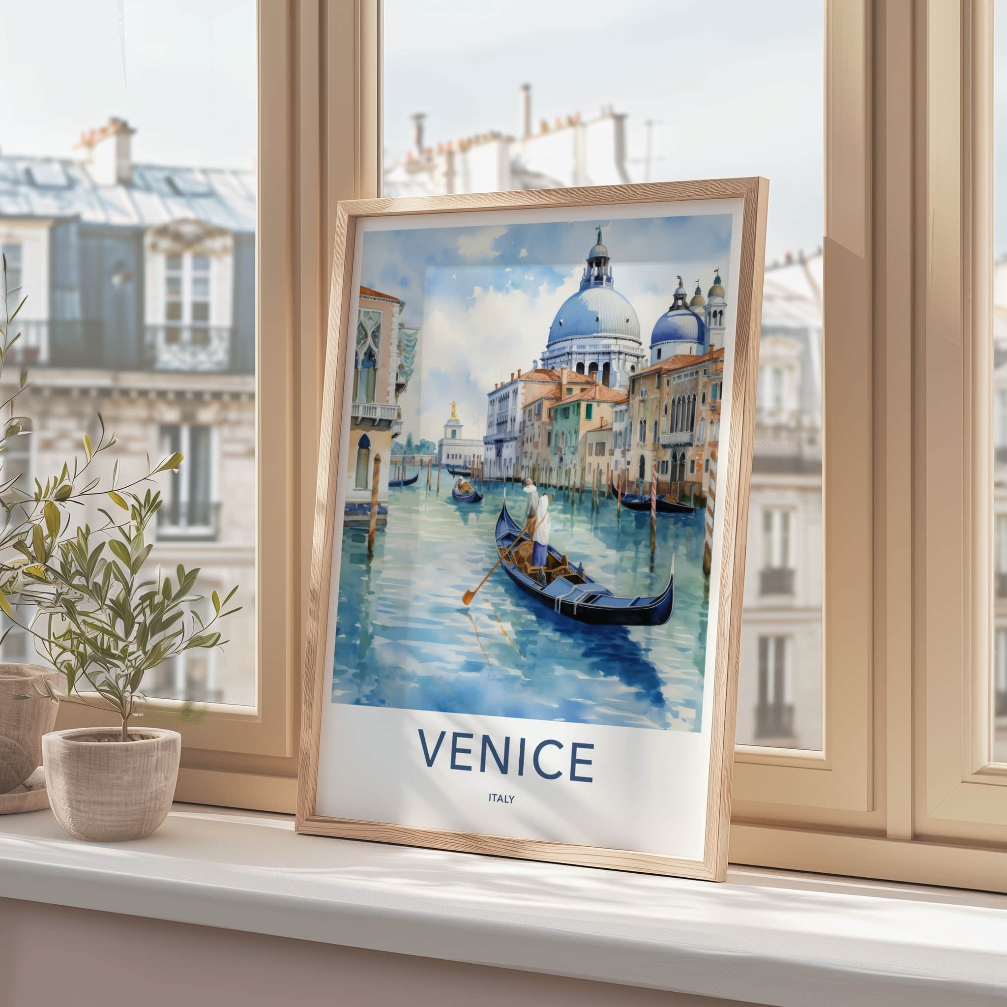 Venice Poster - Italy Fine Art - Historic City Canals Home Decor