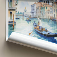 Venice Poster - Italy Fine Art - Historic City Canals Home Decor