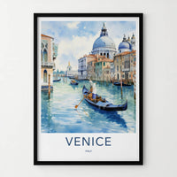 Venice Poster - Italy Fine Art - Historic City Canals Home Decor