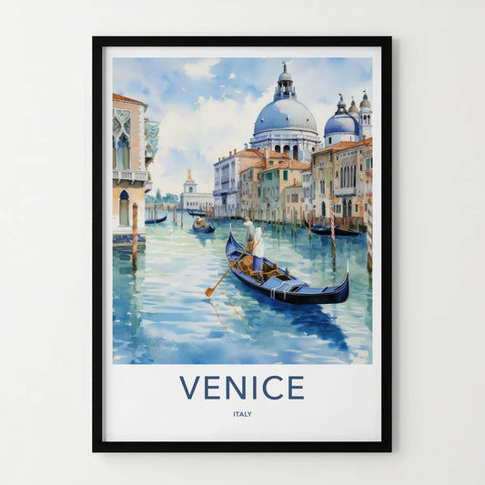 Venice Poster - Italy Fine Art - Historic City Canals Home Decor