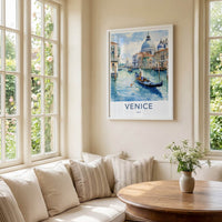 Venice Poster - Italy Fine Art - Historic City Canals Home Decor