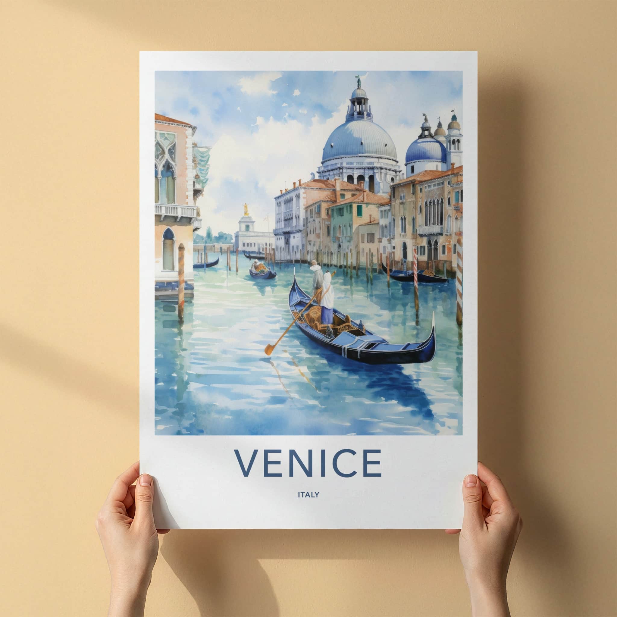 Venice Poster - Italy Fine Art - Historic City Canals Home Decor