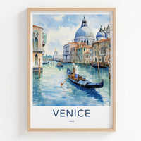 Venice Poster - Italy Fine Art - Historic City Canals Home Decor