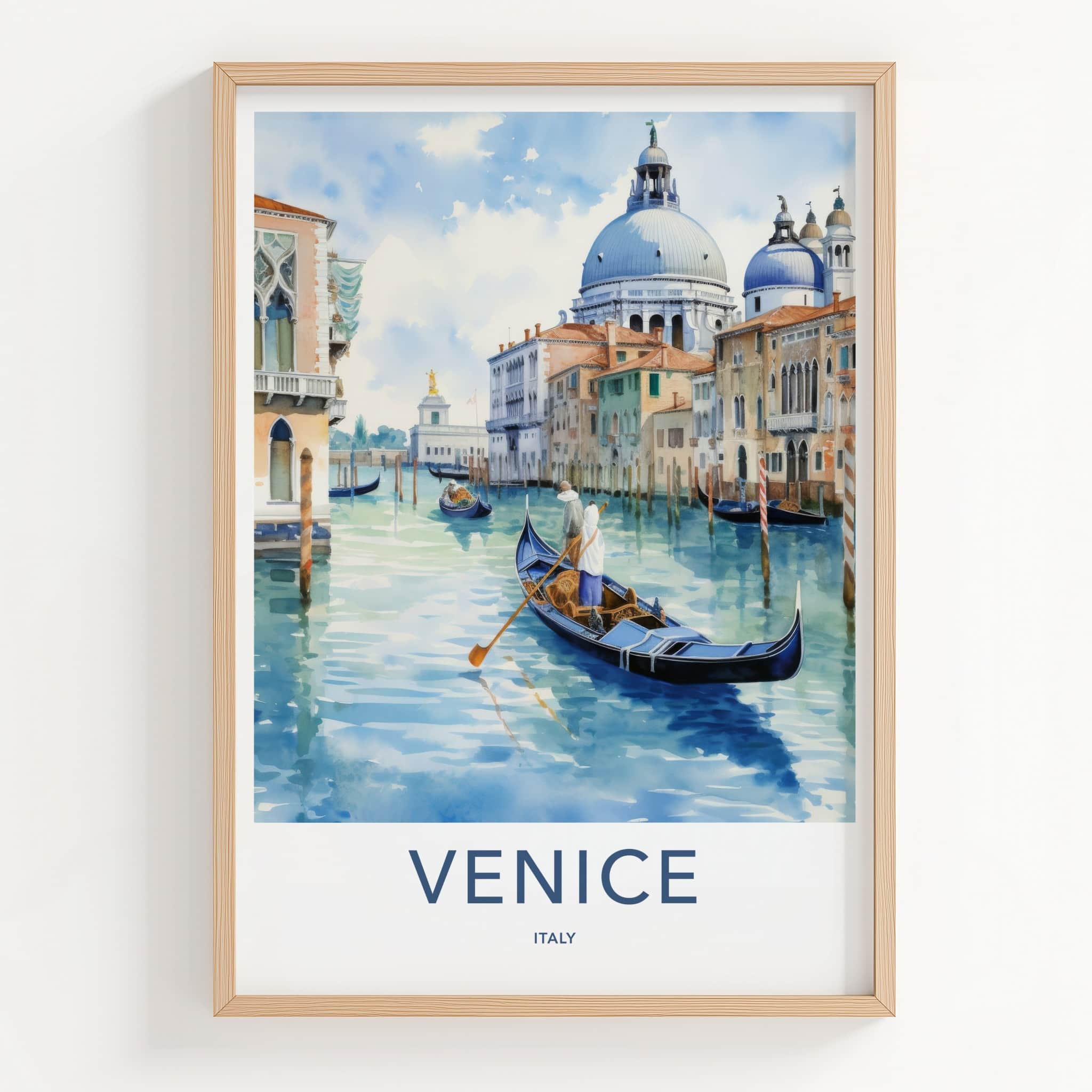 Venice Poster - Italy Fine Art - Historic City Canals Home Decor