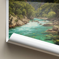 Verdon Gorge Poster - France Wall Art - Emerald River Gorge Home Decor