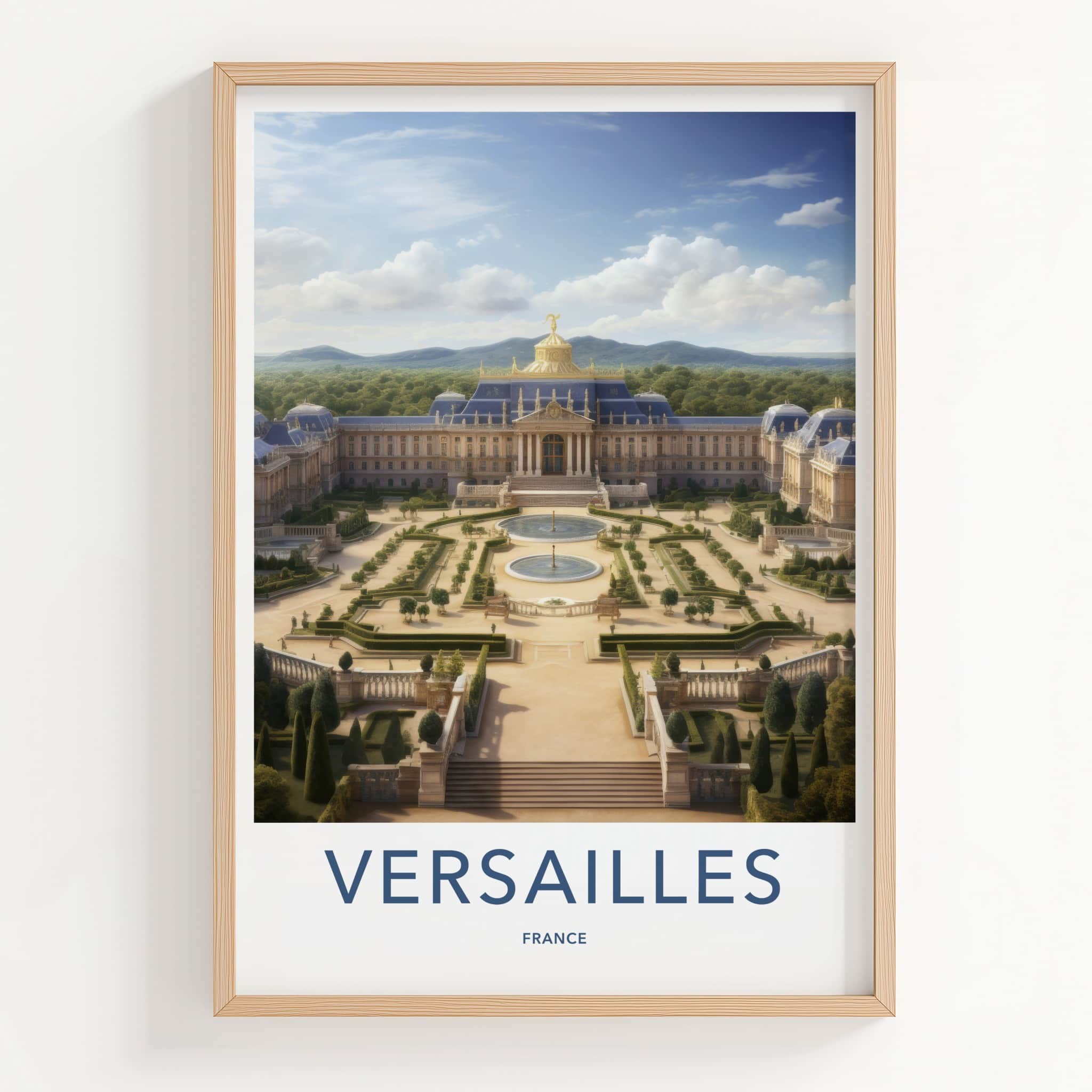 Versailles Poster - France Wall Art - Grand Palace Gardens Home Decor