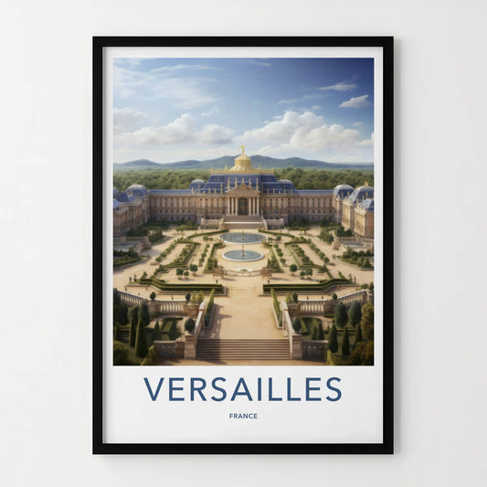 Versailles Poster - France Wall Art - Grand Palace Gardens Home Decor