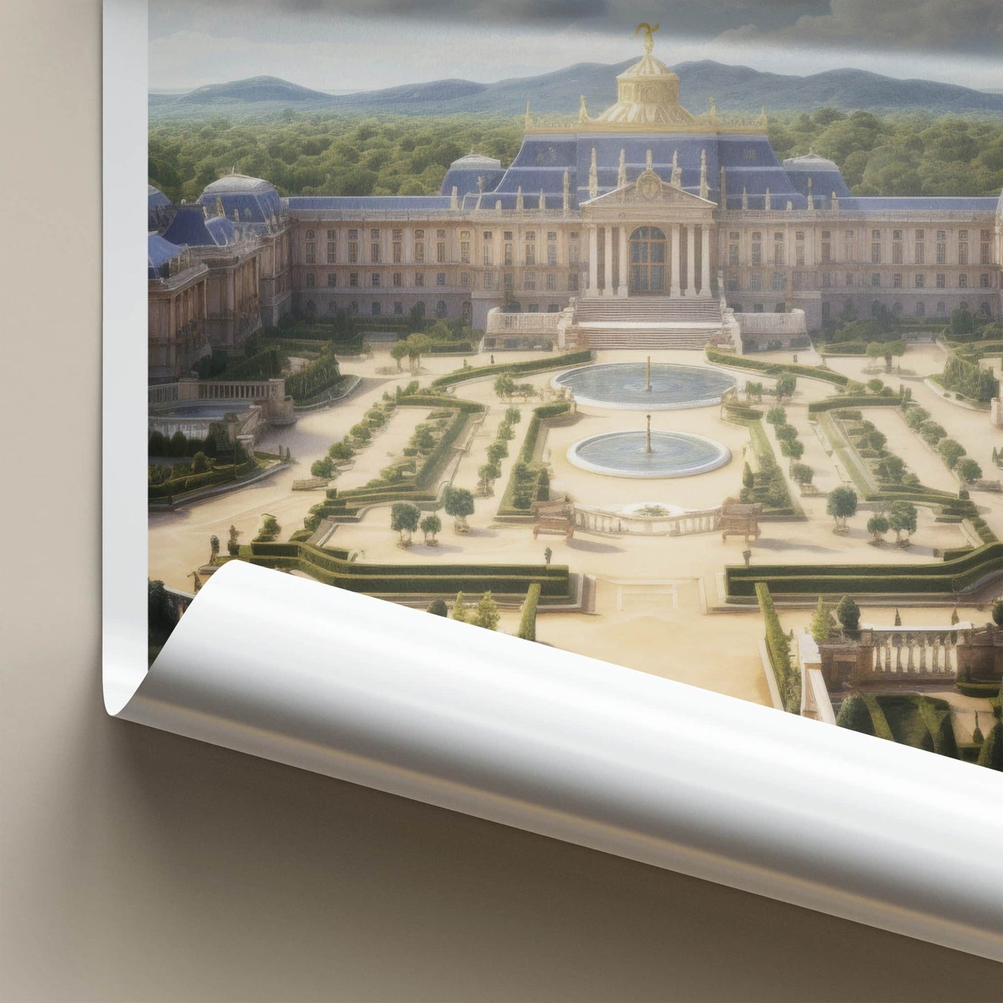 Versailles Poster - France Wall Art - Grand Palace Gardens Home Decor