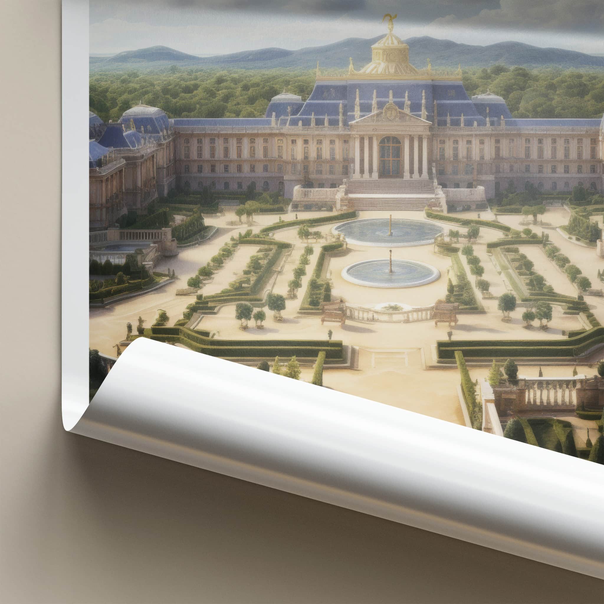 Versailles Poster - France Wall Art - Grand Palace Gardens Home Decor