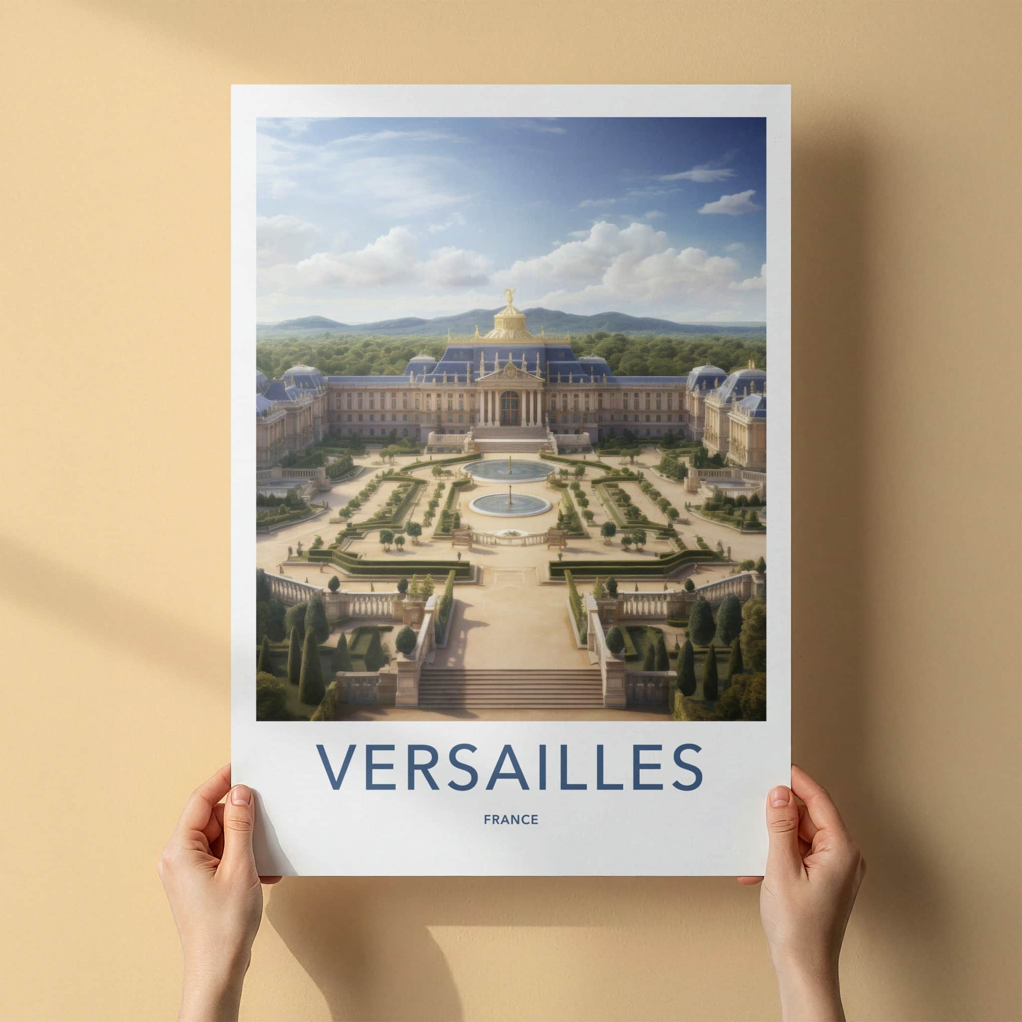 Versailles Poster - France Wall Art - Grand Palace Gardens Home Decor