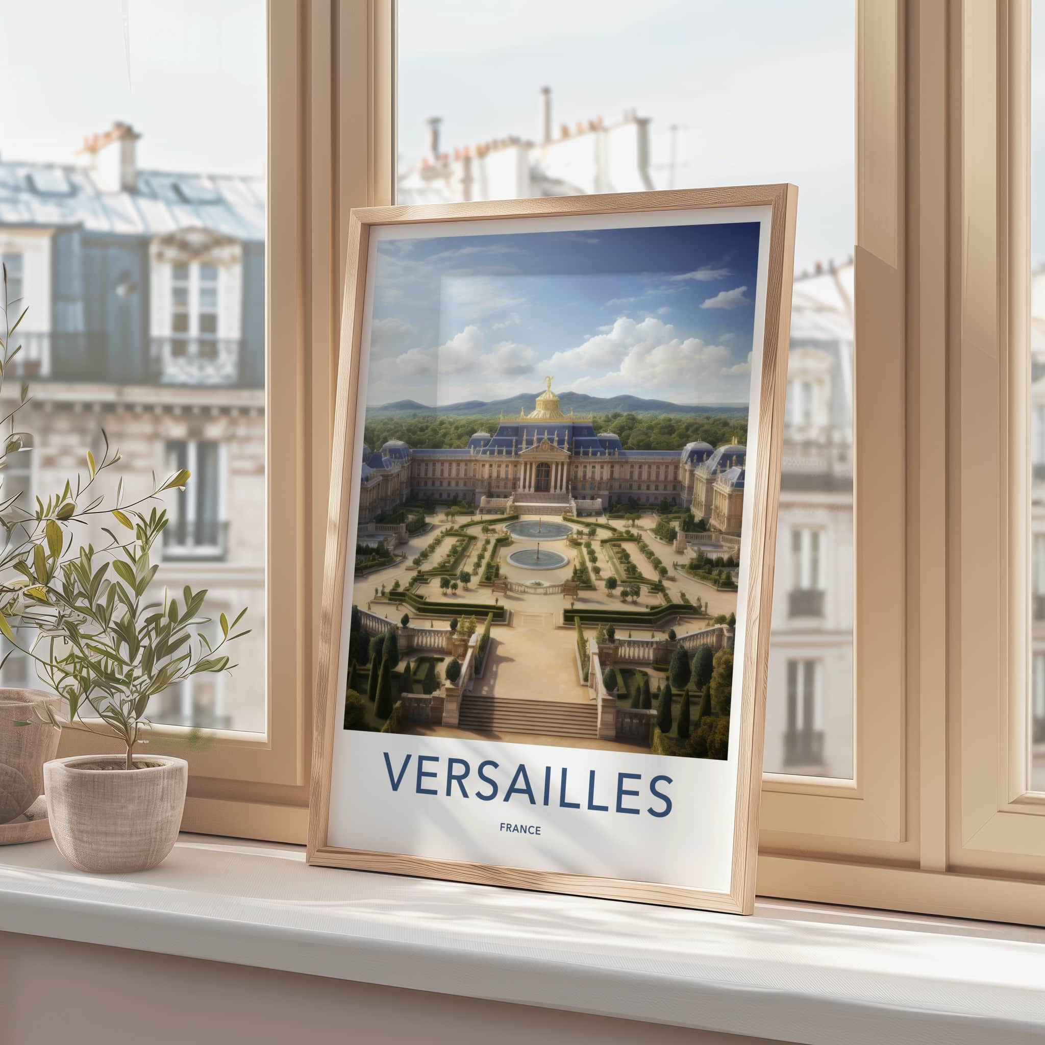 Versailles Poster - France Wall Art - Grand Palace Gardens Home Decor