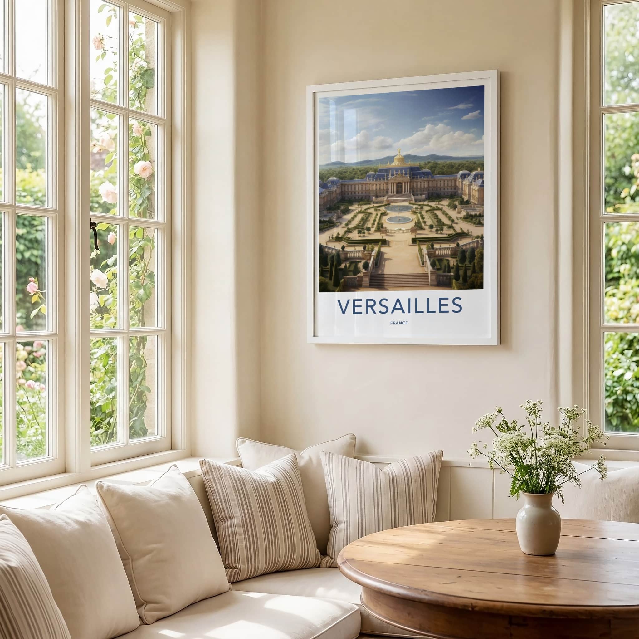 Versailles Poster - France Wall Art - Grand Palace Gardens Home Decor