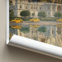 Victoria Memorial Poster - India Travel Print - West Bengal Cabs Wall Decor