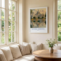 Victoria Memorial Poster - India Travel Print - West Bengal Cabs Wall Decor